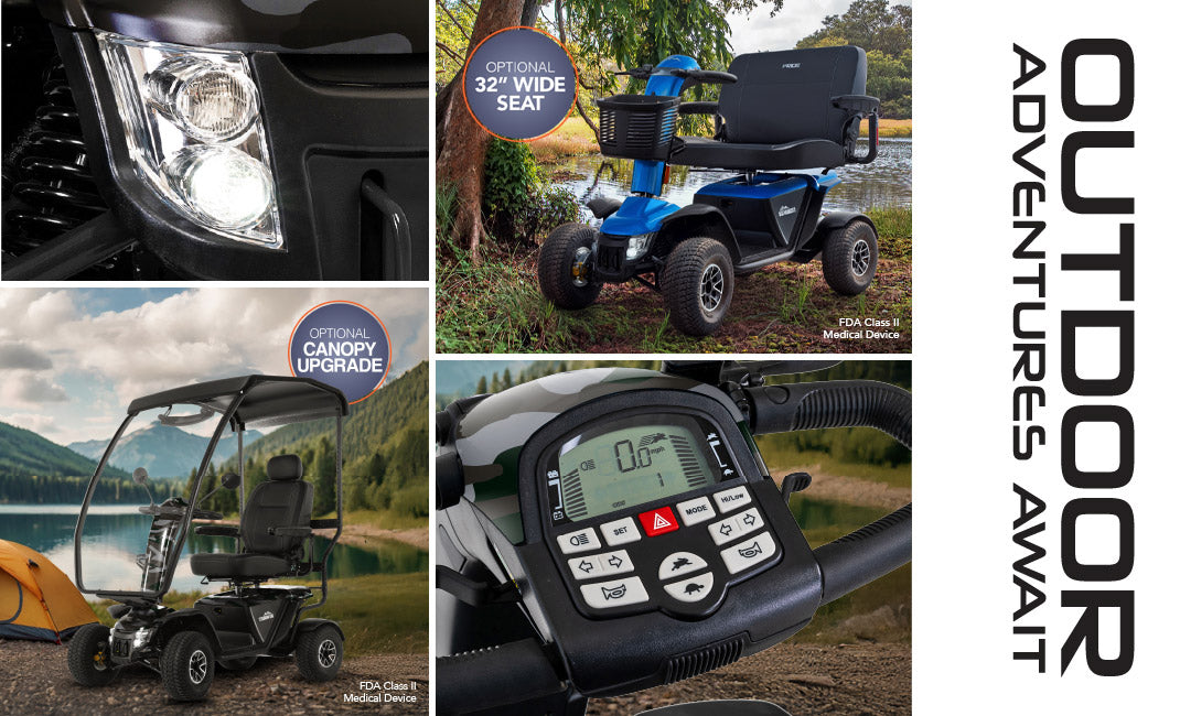 Pride Baja Wrangler 2 Mobility Medical Heavy Duty Class 2 Medical Equipment