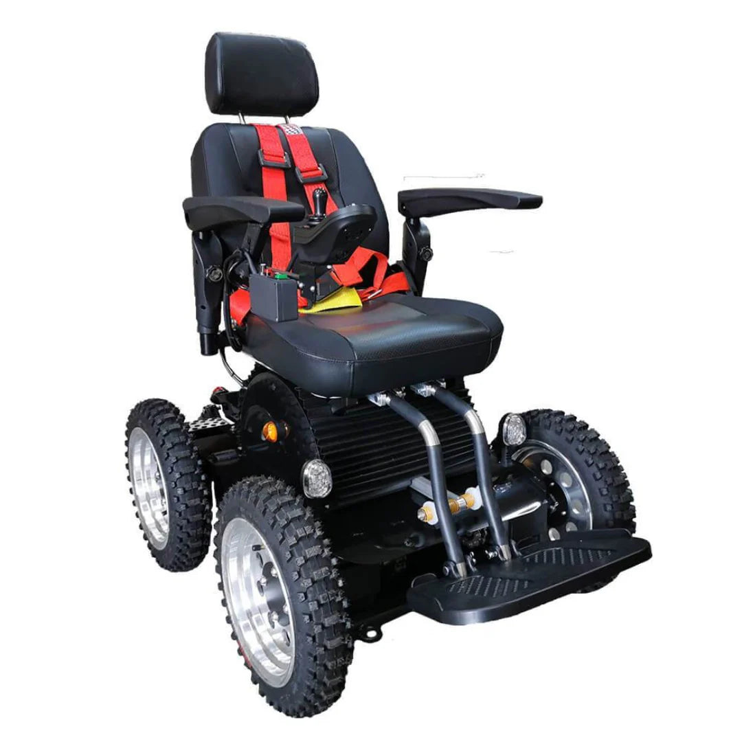 Foldawheel 4X4 All Terrain Indoor Outdoor 4 Wheel Drive Stair Climbing Gyroscope Power Electric Wheelchair